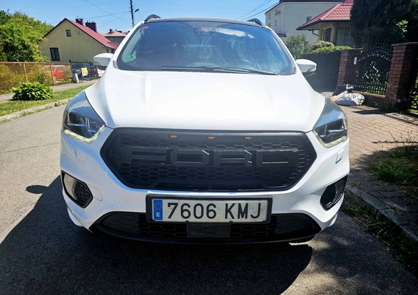 Ford Kuga cena 69900 przebieg: 186000, rok produkcji 2018 z Wleń małe 254